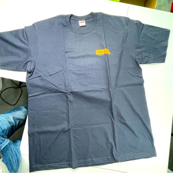 Supreme New Navy Blue & Orange Color XL Size Graphic Bodysnatchers T-Shirt - Picture 2 of 10